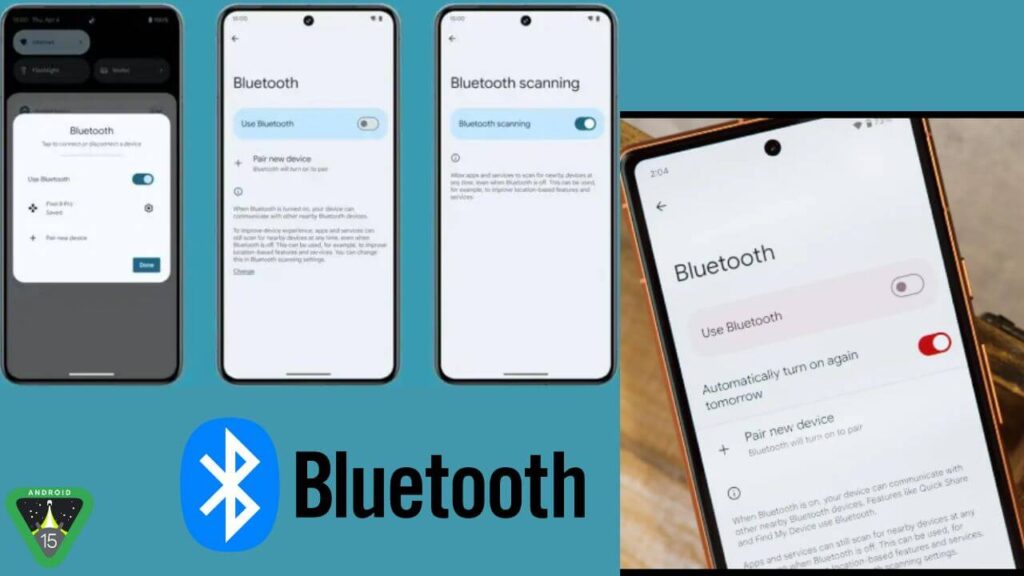 Better Bluetooth Popups in Android 15